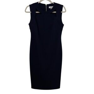 Calvin Klein | Dresses | Classic Navy Blue Calvin Kline Sleeveless Dress |  Poshmark